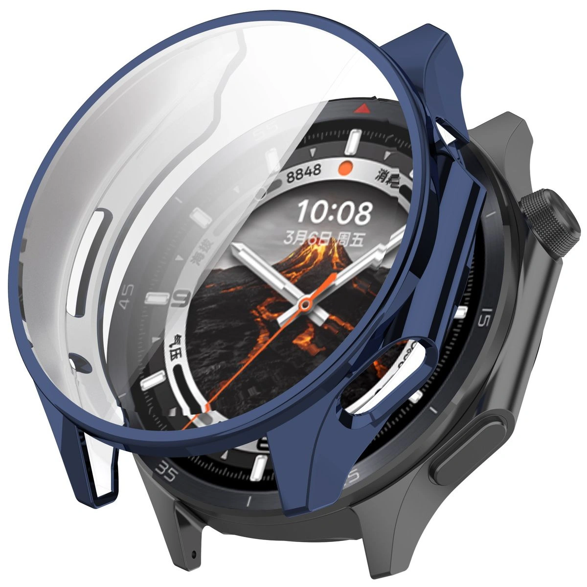Bizon Case Watch Felipe OnePlus Watch 3 / Oppo Watch X2 blue