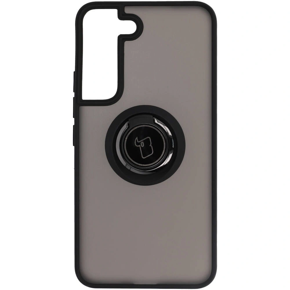 Bizon Case Hybrid Ring Samsung Galaxy S22 smoky with a black frame