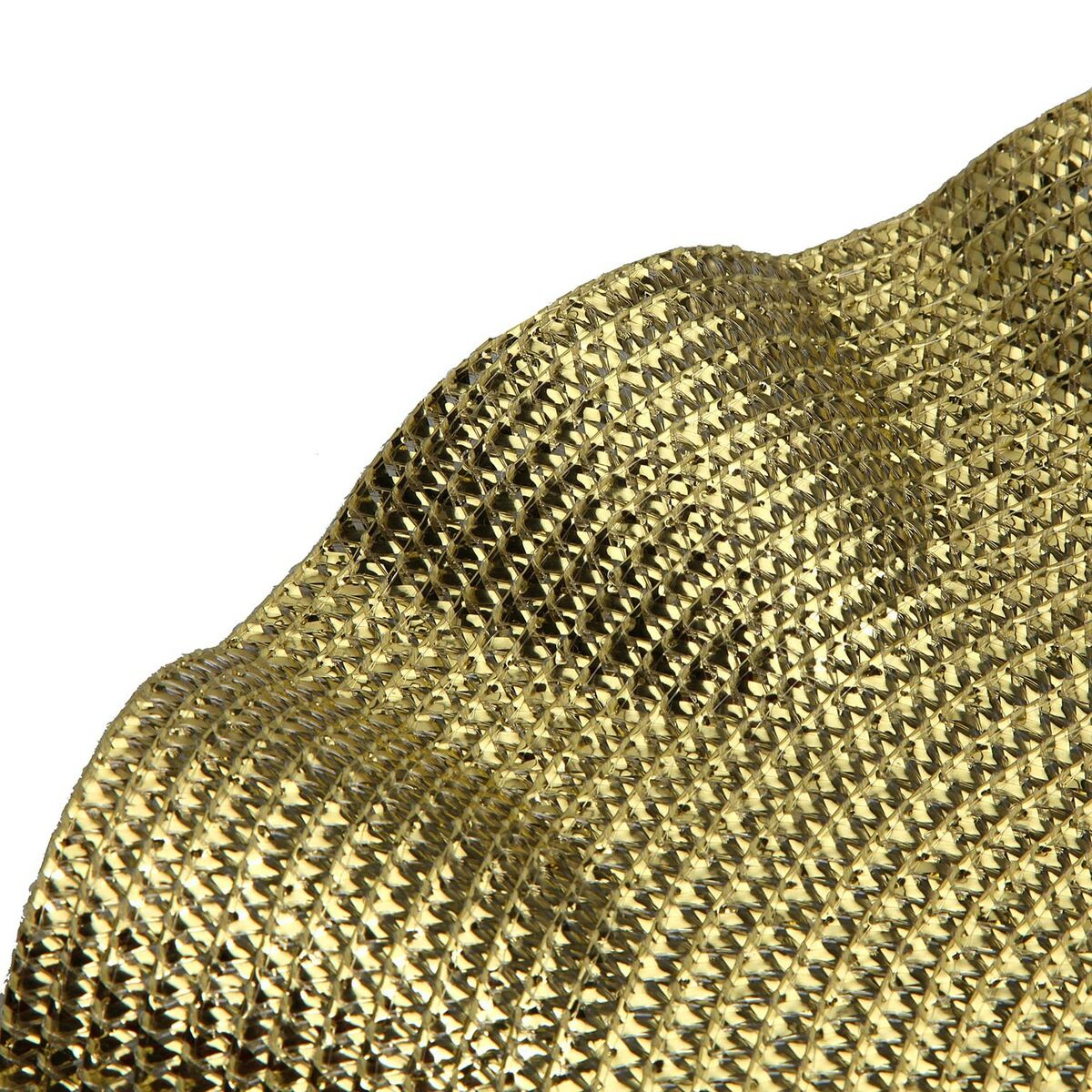 Table Mat Versa Golden Plastic 38 x 38 cm