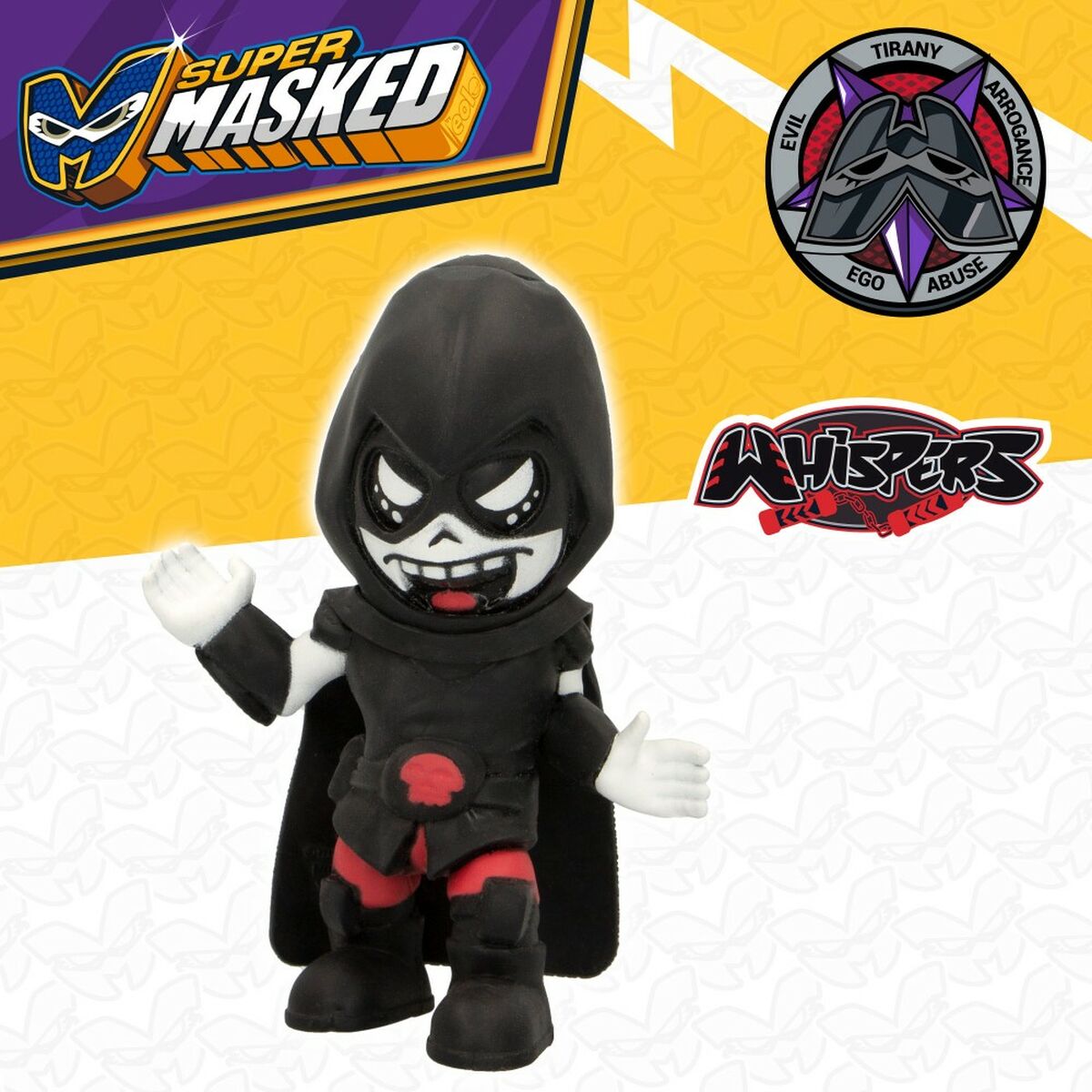 Collectable Figures Eolo Super Masked Whisper Elastic 11,5 x 15,5 x 6,5 cm (12 Units)