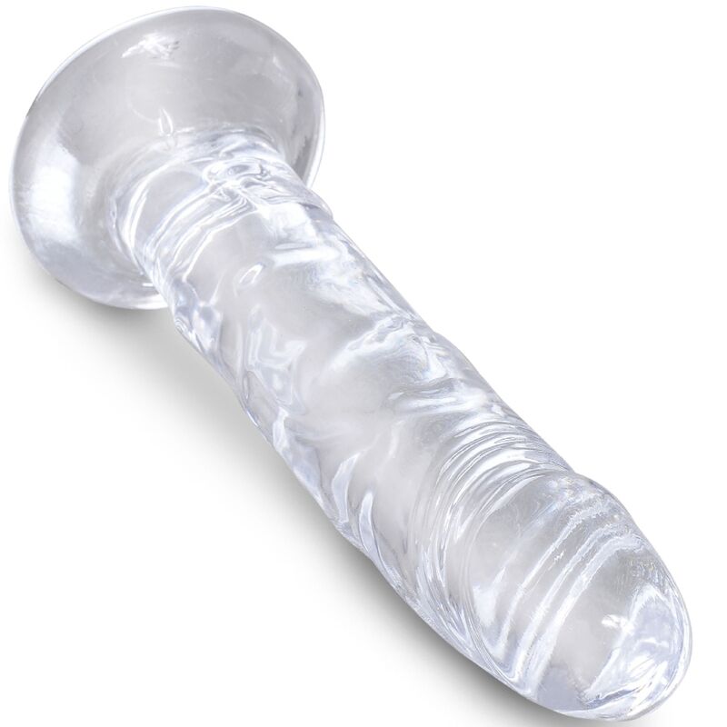 KING COCK CLEAR - REALISTIC PENIS 15.5 CM TRANSPARENT