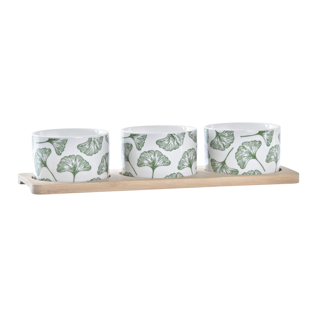 Appetizer Set DKD Home Decor 28 x 9,7 x 1,5 cm Sheets Stoneware