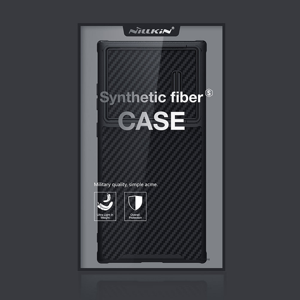Case Nillkin Synthetic Fiber S Samsung Galaxy S23 Ultra black