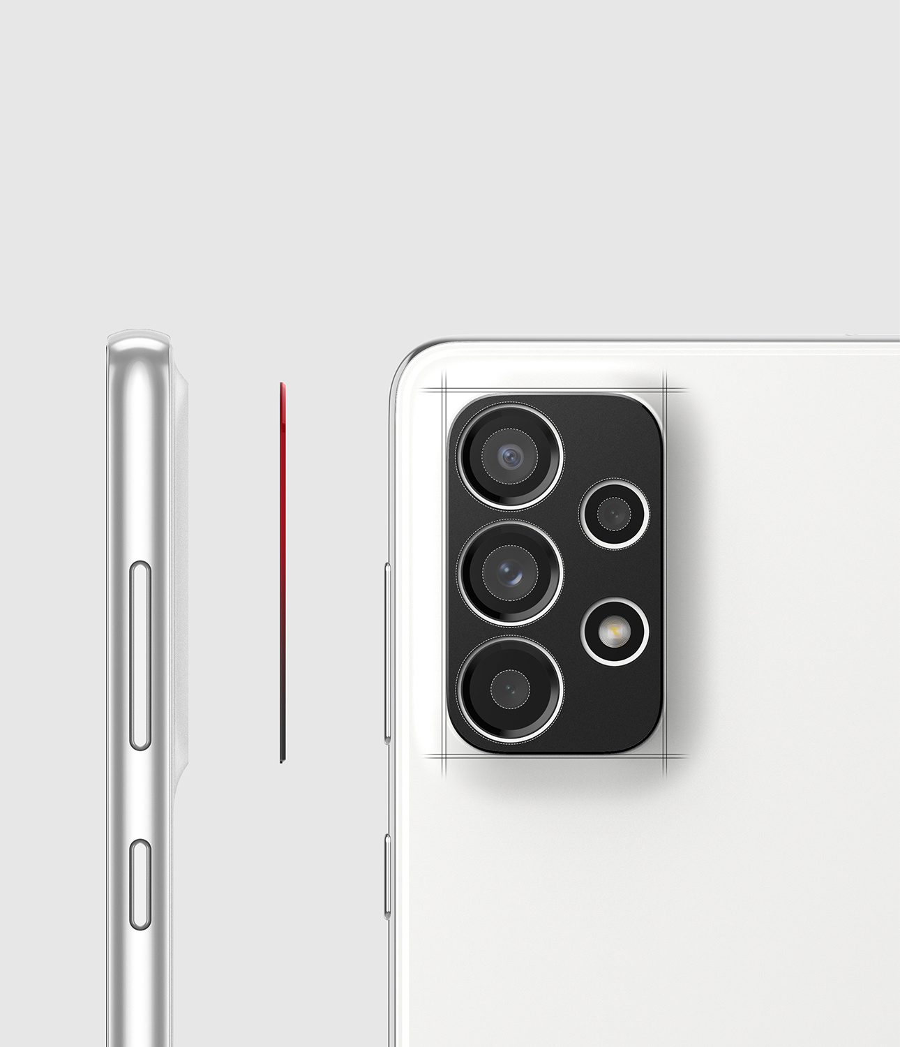 Ringke Camera Styling Samsung Galaxy A73 5G/A53 5G/A33 5G Black