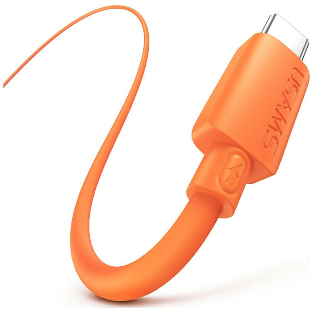 Kabel USAMS U98 60W 3A Silicone Fast Charging USB-C do USB-C czarny