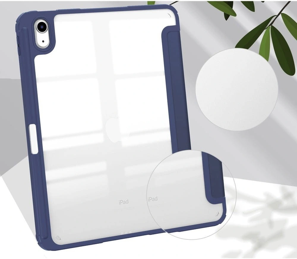 Bizon Case Tab Clear Matt Apple iPad 10 10.9 2022 navy blue