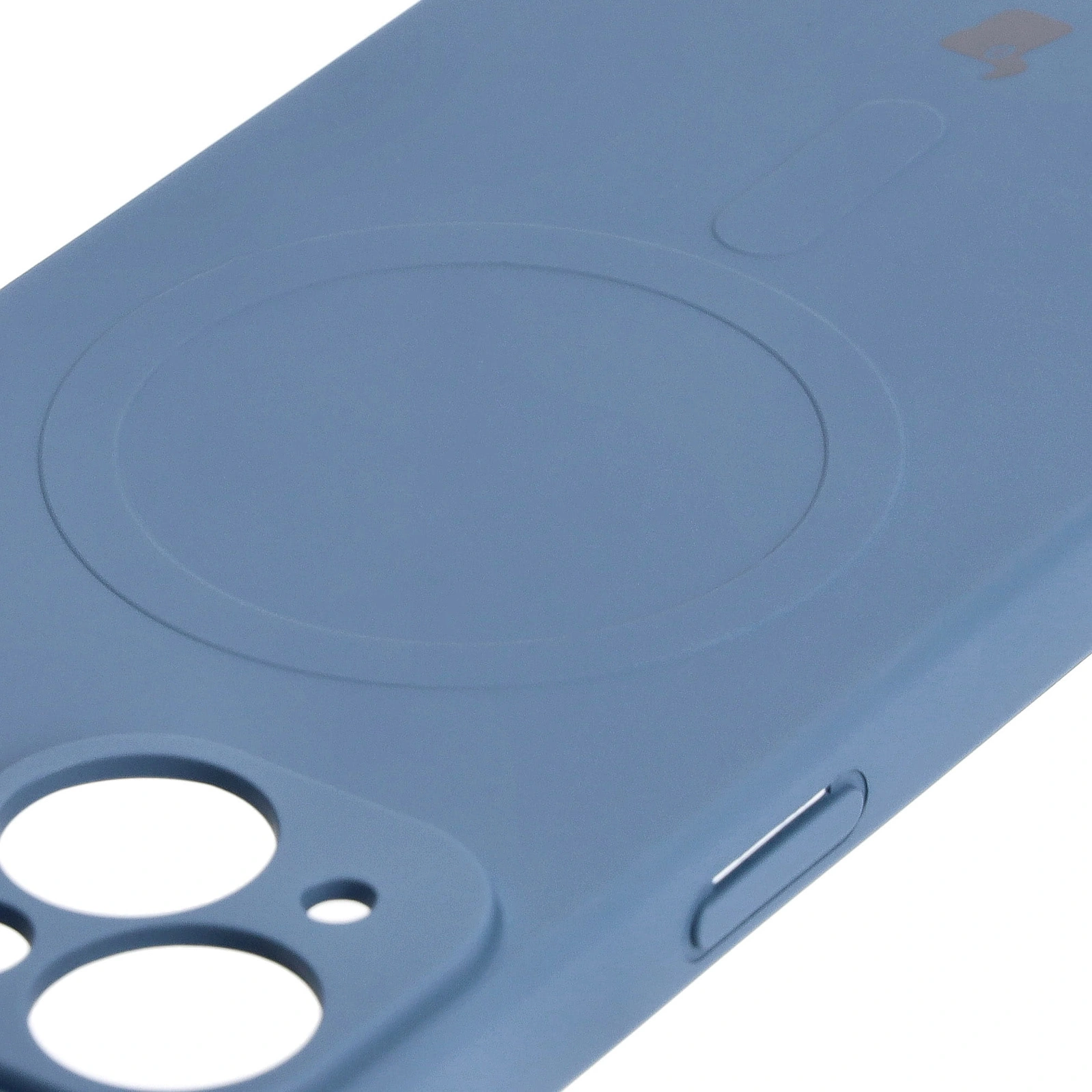 Bizon Case Silicone Magnetic Apple iPhone 15 navy blue