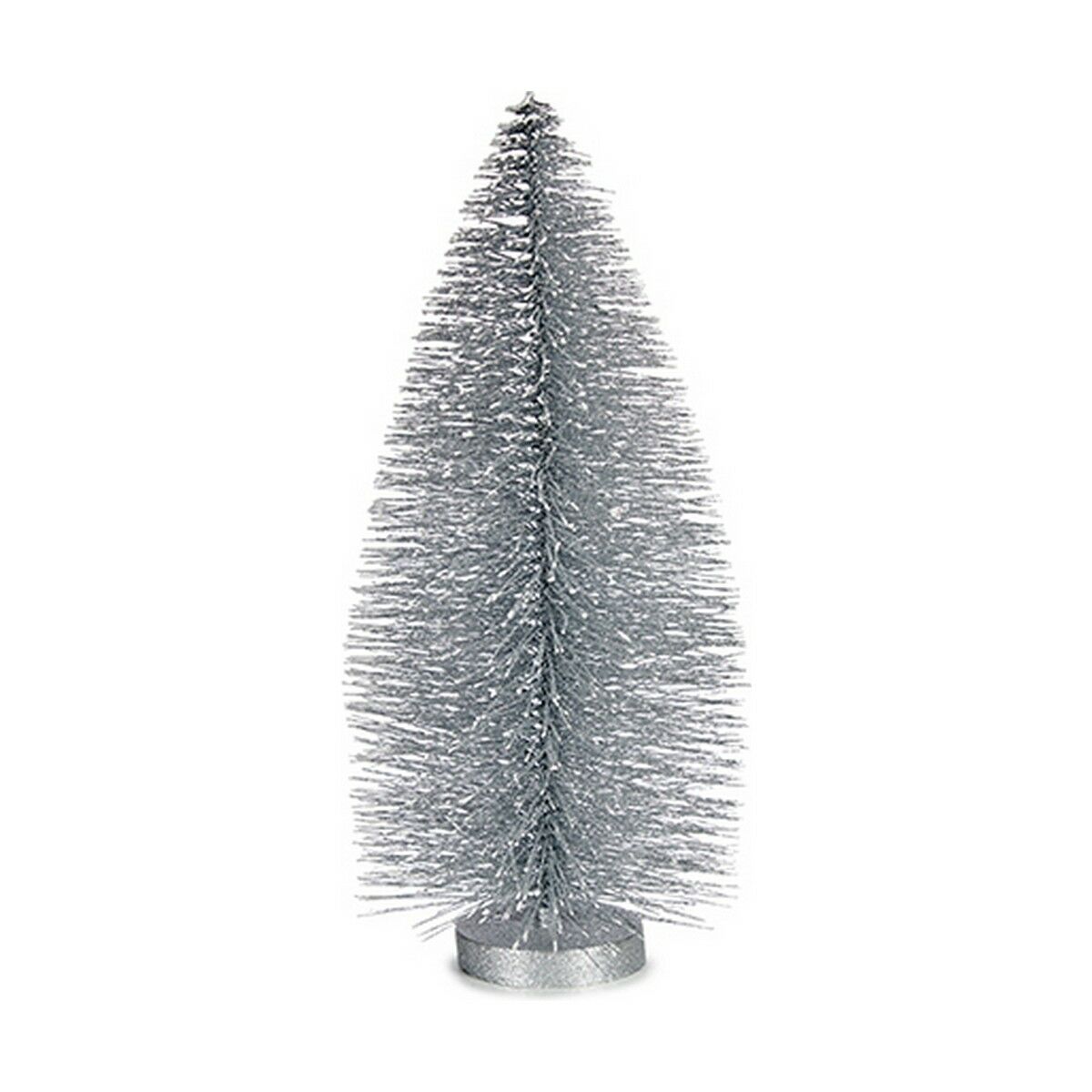 Weihnachtsbaum 13 x 32 x 13 cm Silberfarben