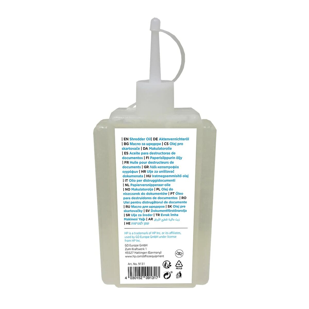 Oil HP HPO9131OIL120ML                 Paper Shredder 120 ml