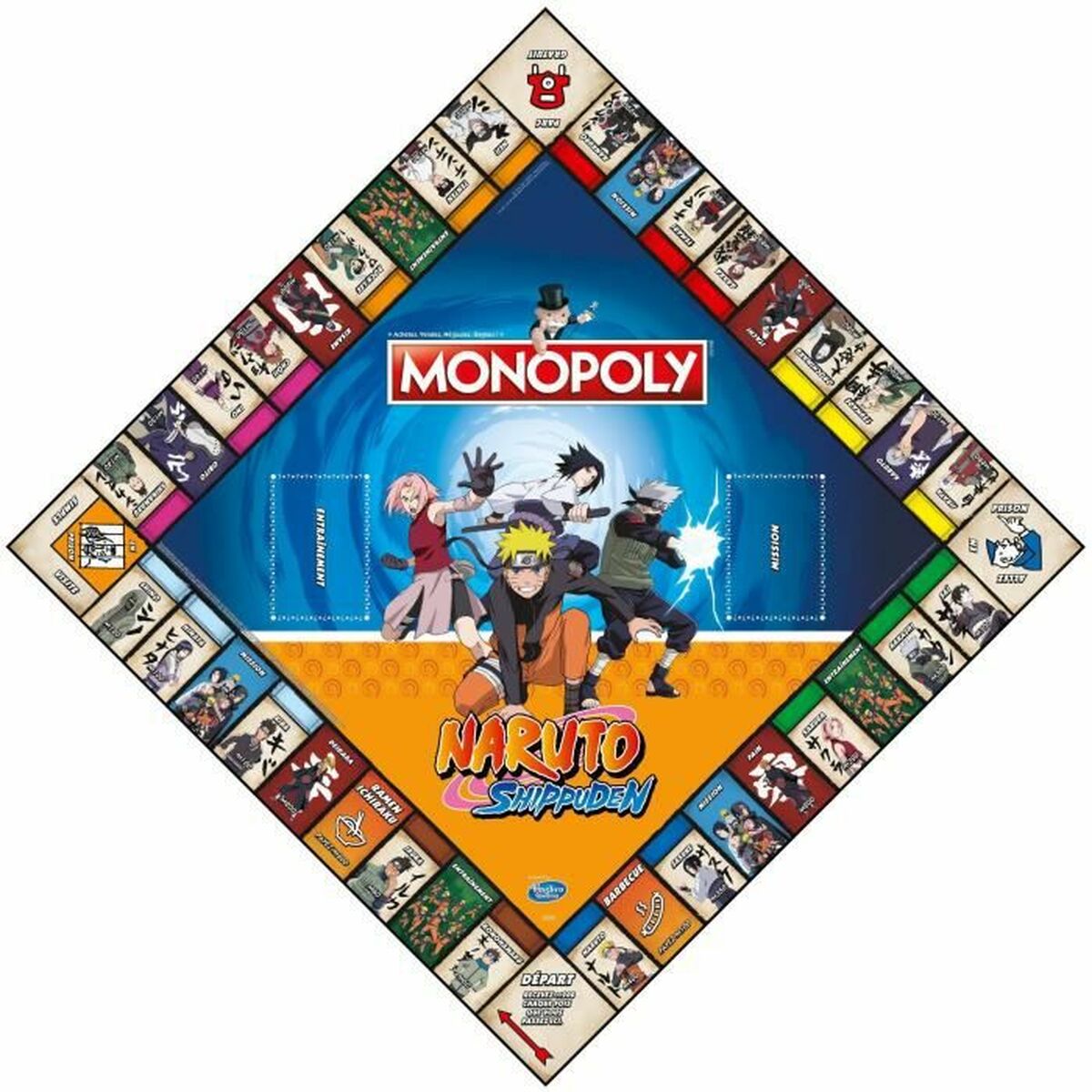 Gra Planszowa Winning Moves MONOPOLY Naruto (EN)