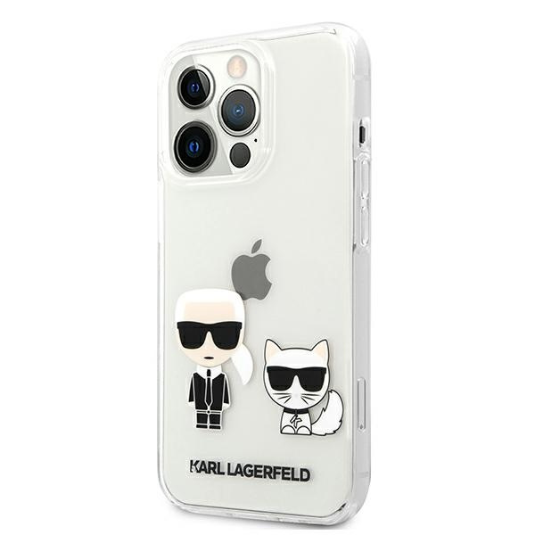 Karl Lagerfeld KLHCP13XCKTR Apple iPhone 13 Pro Max hardcase Transparent Karl & Choupette