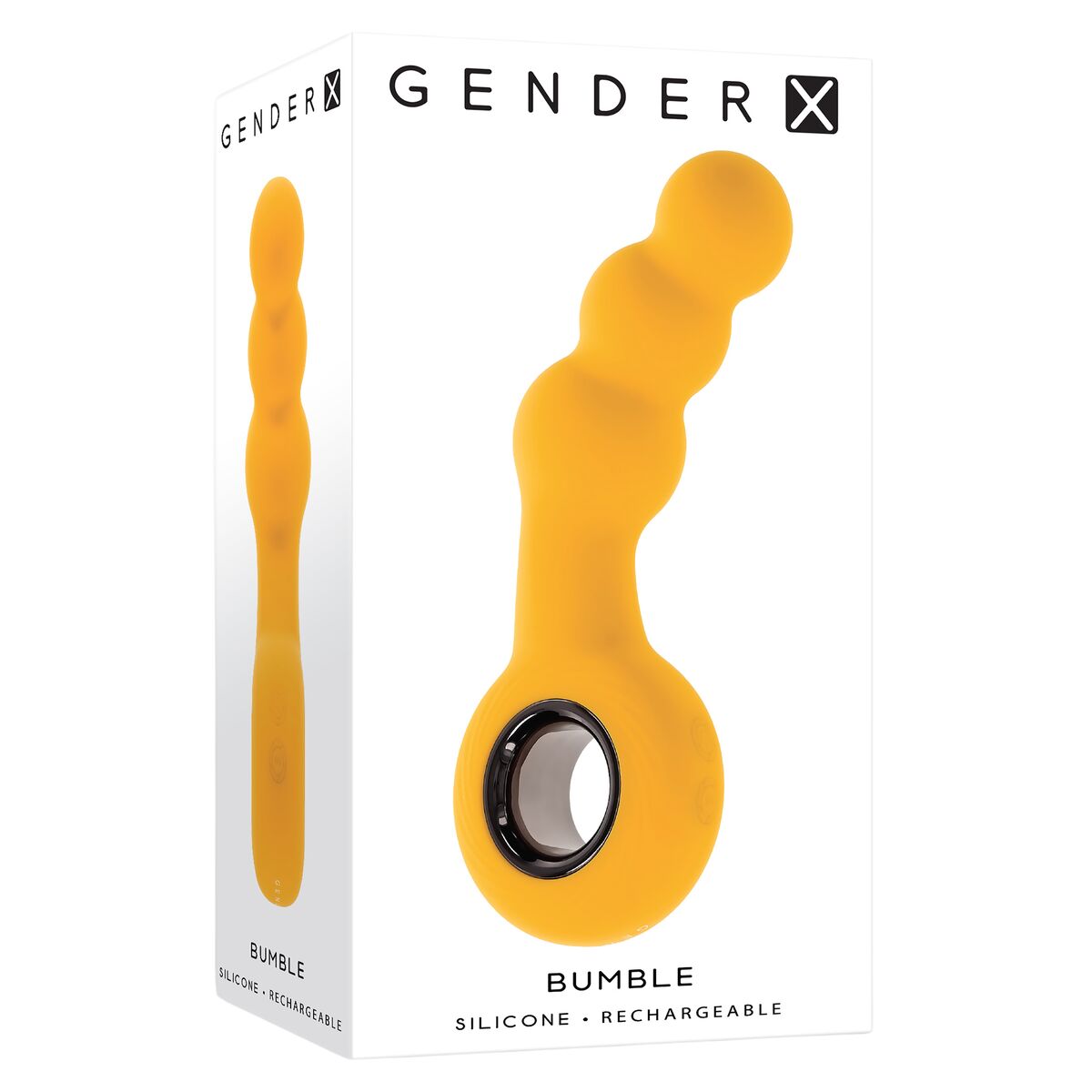 Vibrating Butt Plug Evolved Gender X Yellow Vibrating Butt Plug Evolved Gender X Yellow