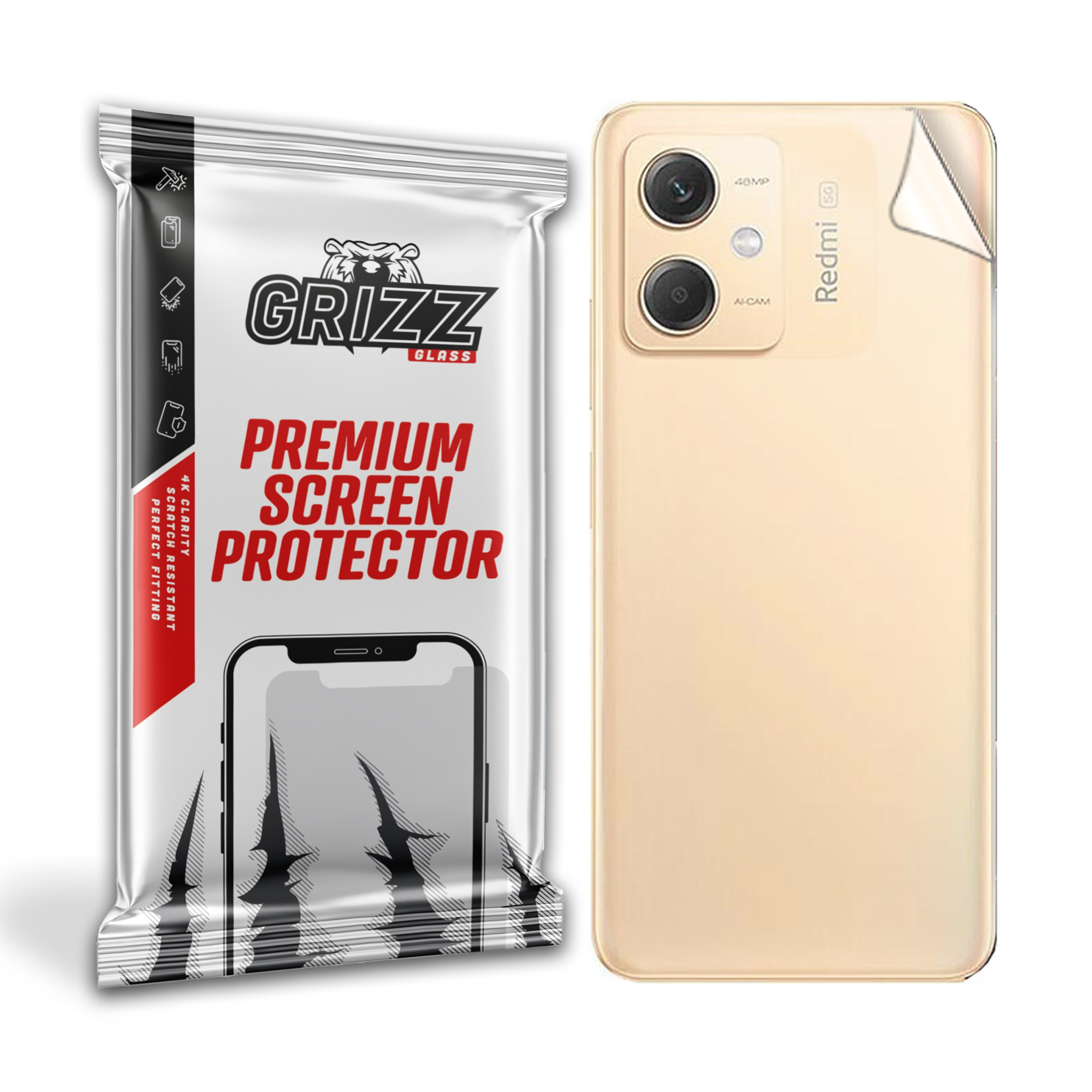 GrizzGlass SatinSkin Xiaomi Redmi Note 12R Pro