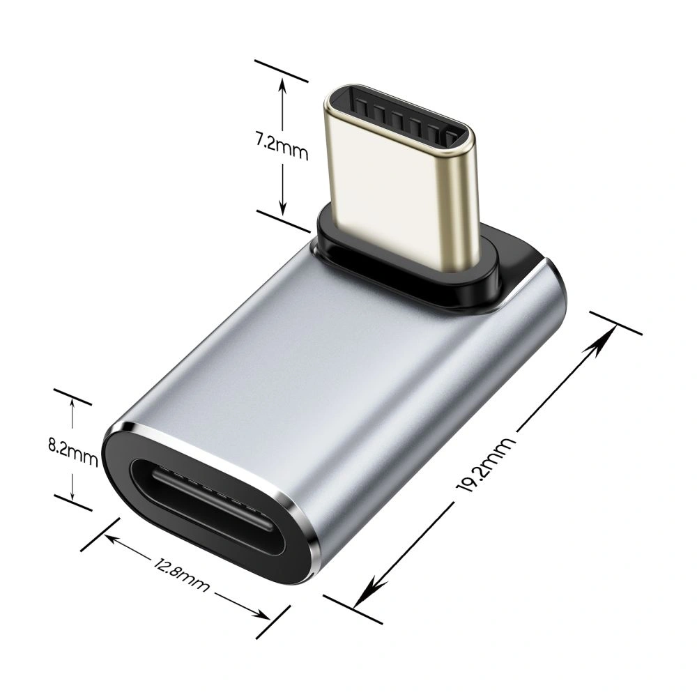 Adapter kątowy USB-C / USB-C Tech-Protect Ultraboost AA02 Angle Adapter USB-C Grey