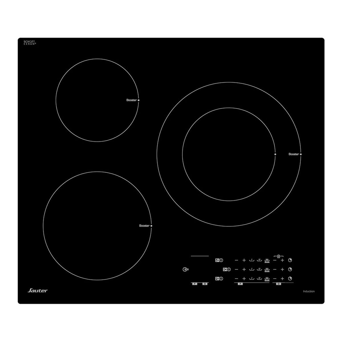 Induction Hot Plate Sauter SPI6361B 60 cm 7200 W