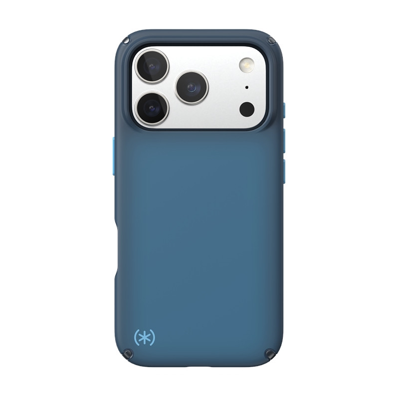 Etui Speck Presidio Lux MagSafe do Apple iPhone 17 Pro (Deep Sea Fade / Black / Spell Blue)