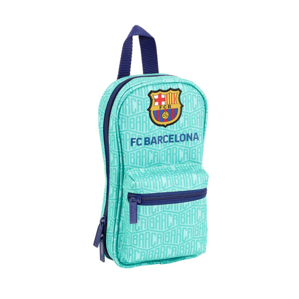 Rucksack mit Federtaschen F.C. Barcelona 19/20 türkis (33 Stücke)