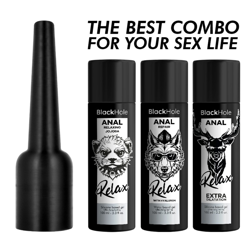 BLACK HOLE - ANAL LUBE APPLIER  L SIZE 100 ML