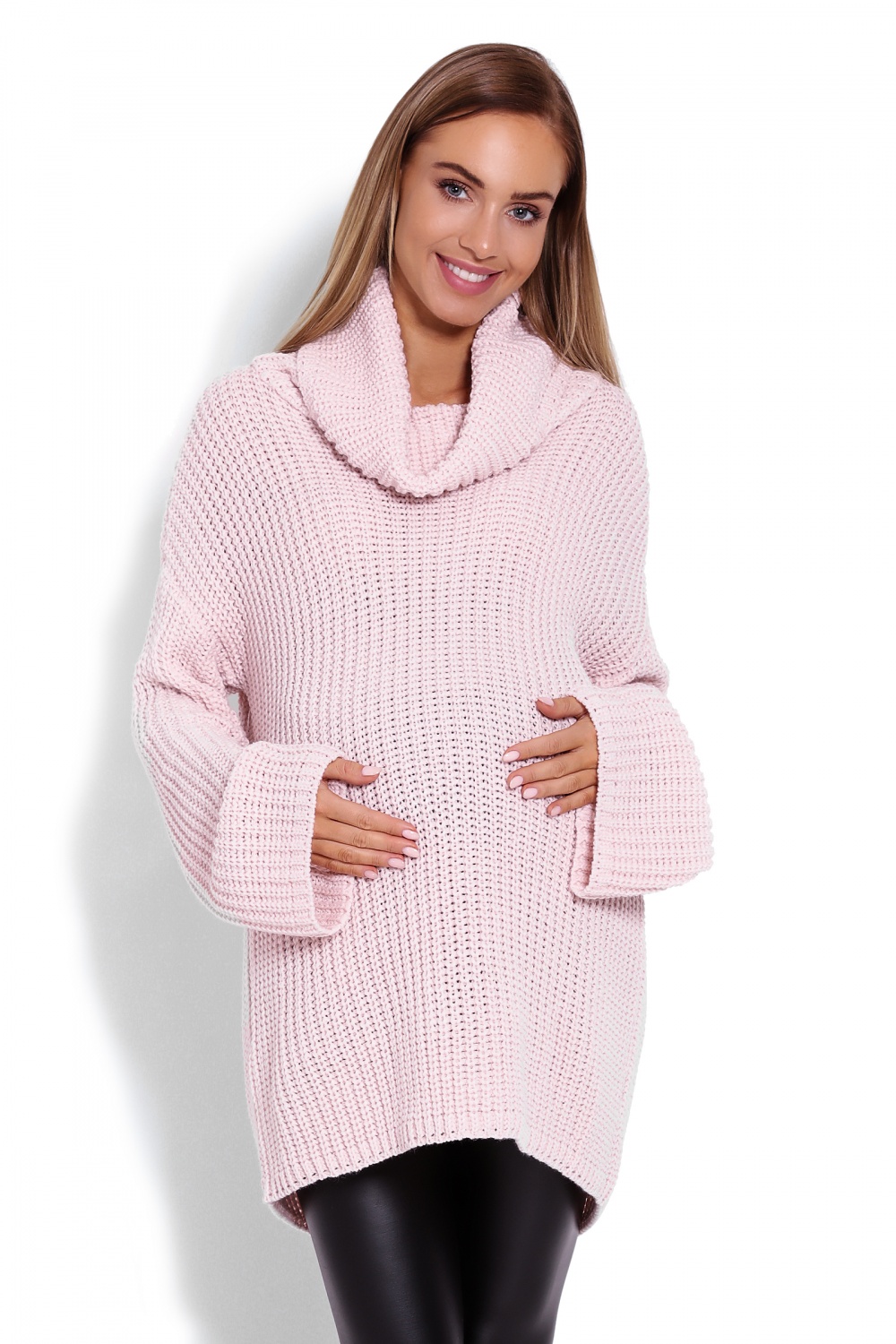  Pregnancy sweater model 122945 PeeKaBoo  pink