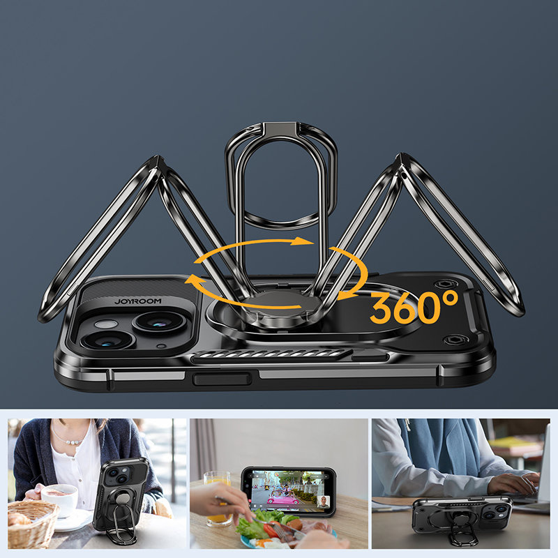 Joyroom Dual Hinge Apple iPhone 14 black