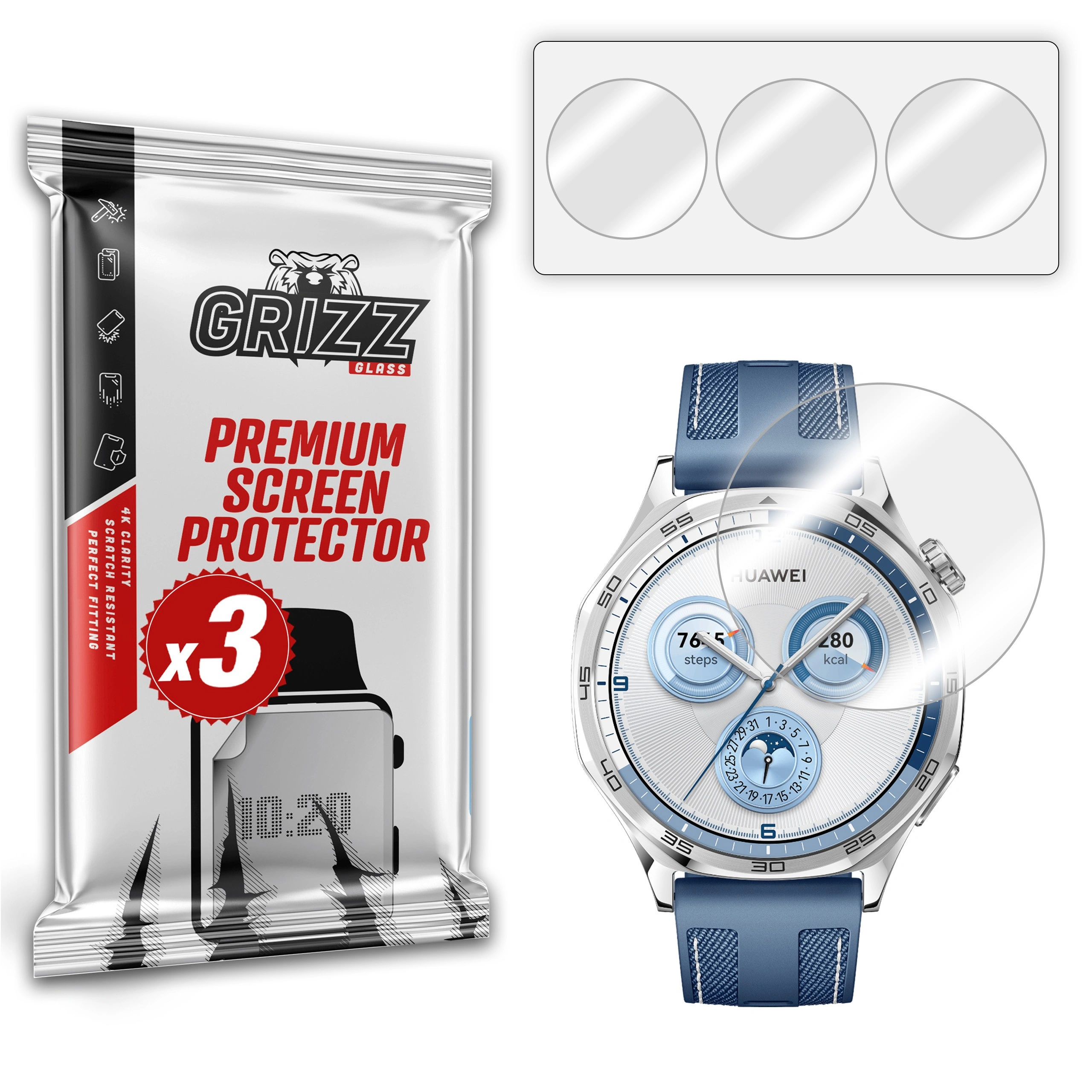 GrizzGlass Hydrofilm Huawei Watch GT 5 46mm