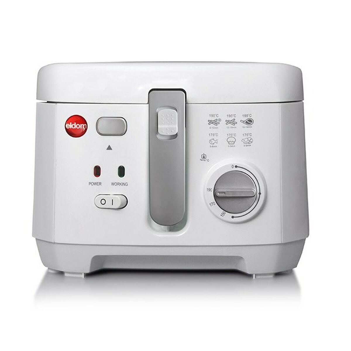 No-Oil Fryer Eldom FREET White Grey 1800 W 1 L 2,5 L