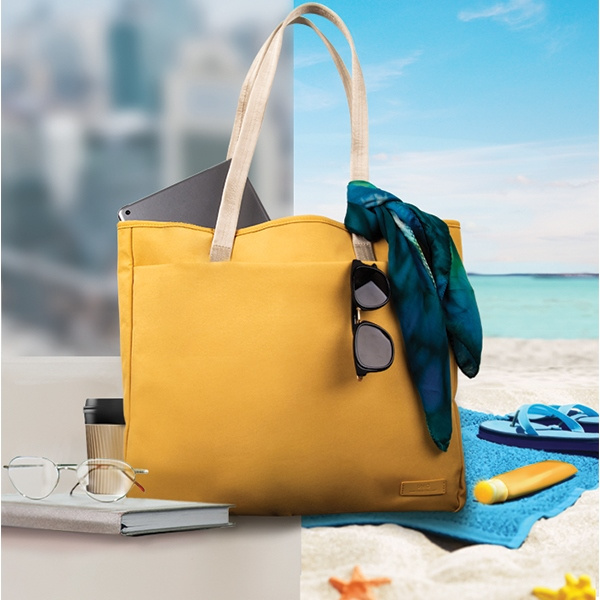 UNIQ Hava 16" RPET canary yellow laptop bag