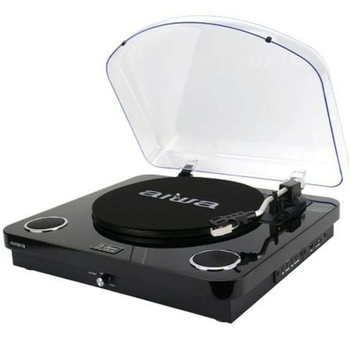 Record Player Aiwa GBTUR120BKMKII Black Record Player Aiwa GBTUR120BKMKII Black