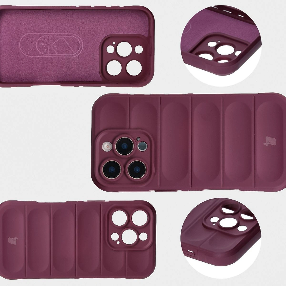 Bizon Case Tur Apple iPhone 16 Pro Max dark purple