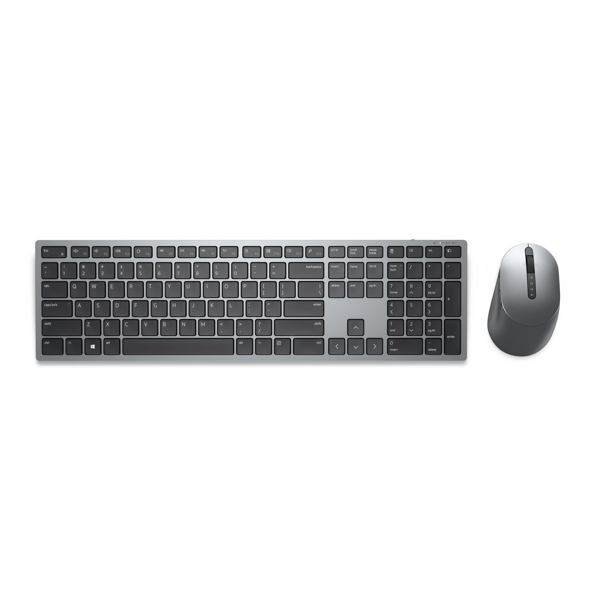 Keyboard and Wireless Mouse Dell KM7321WGY Spanish Qwerty QWERTY