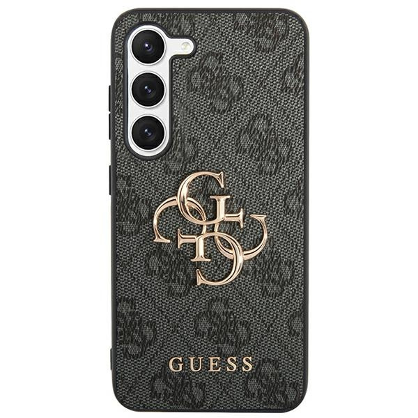 Guess GUHCSA354GMGGR Samsung Galaxy A35 hardcase 4G Big Metal Logo black