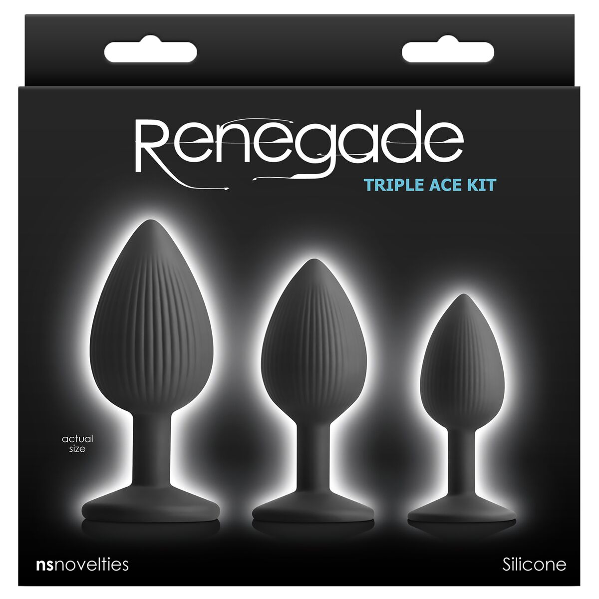 Anal plug NS Novelties Renegade Black (8,9 cm)