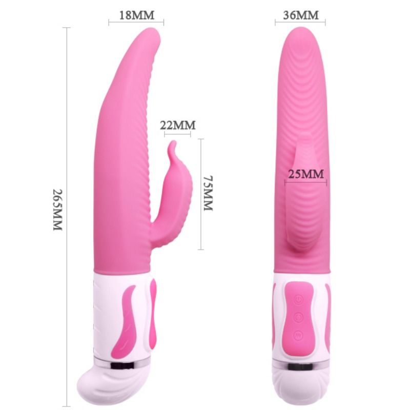 PRETTY LOVE FLIRTATION ANTOINE VIBRATOR ROTATION FUNCTION