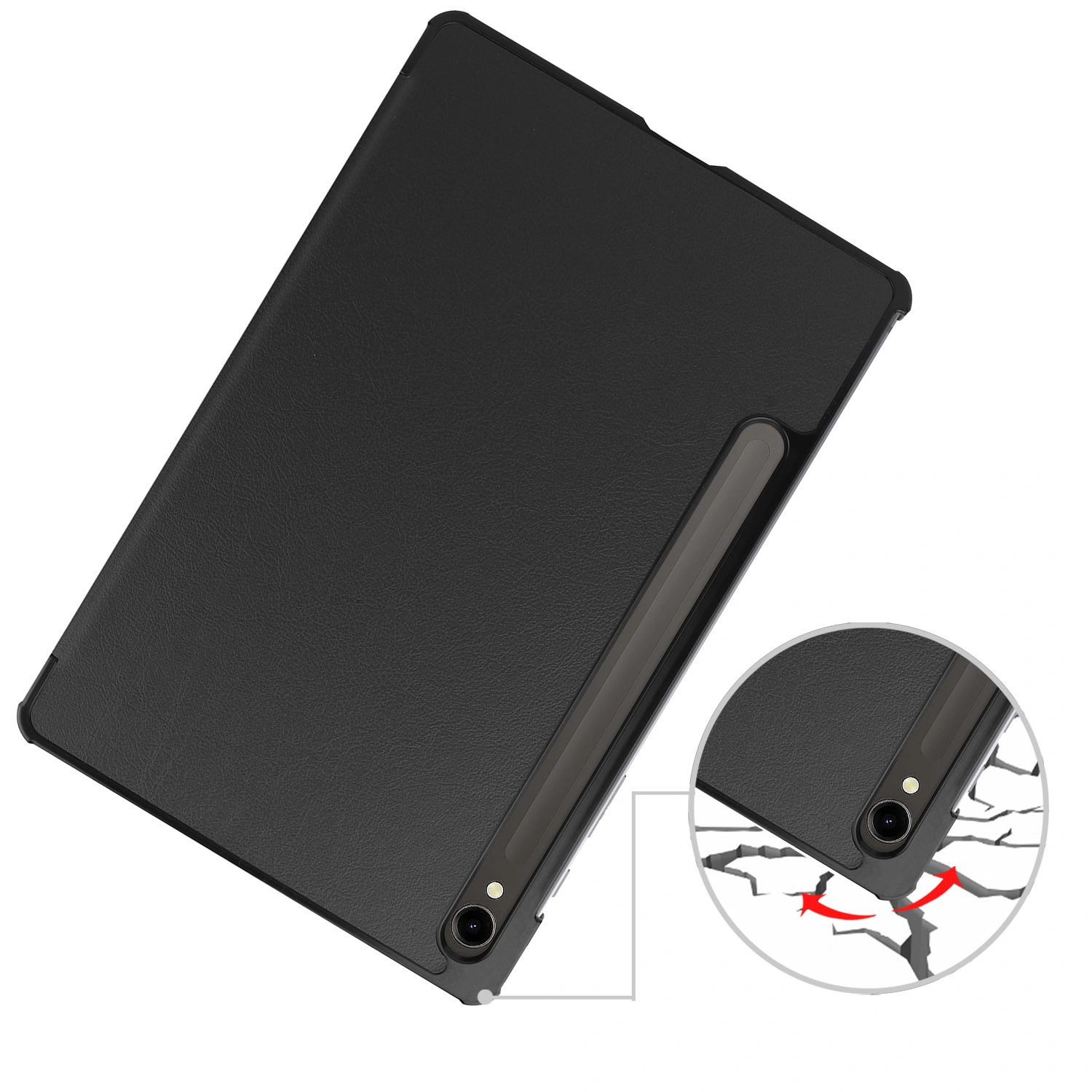 Bizon Case Tab Croc Samsung Galaxy Tab S9 black