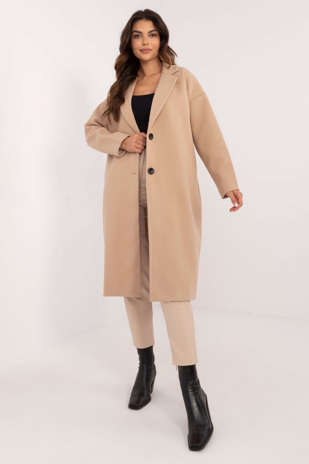  Coat model 201358 Och Bella  beige