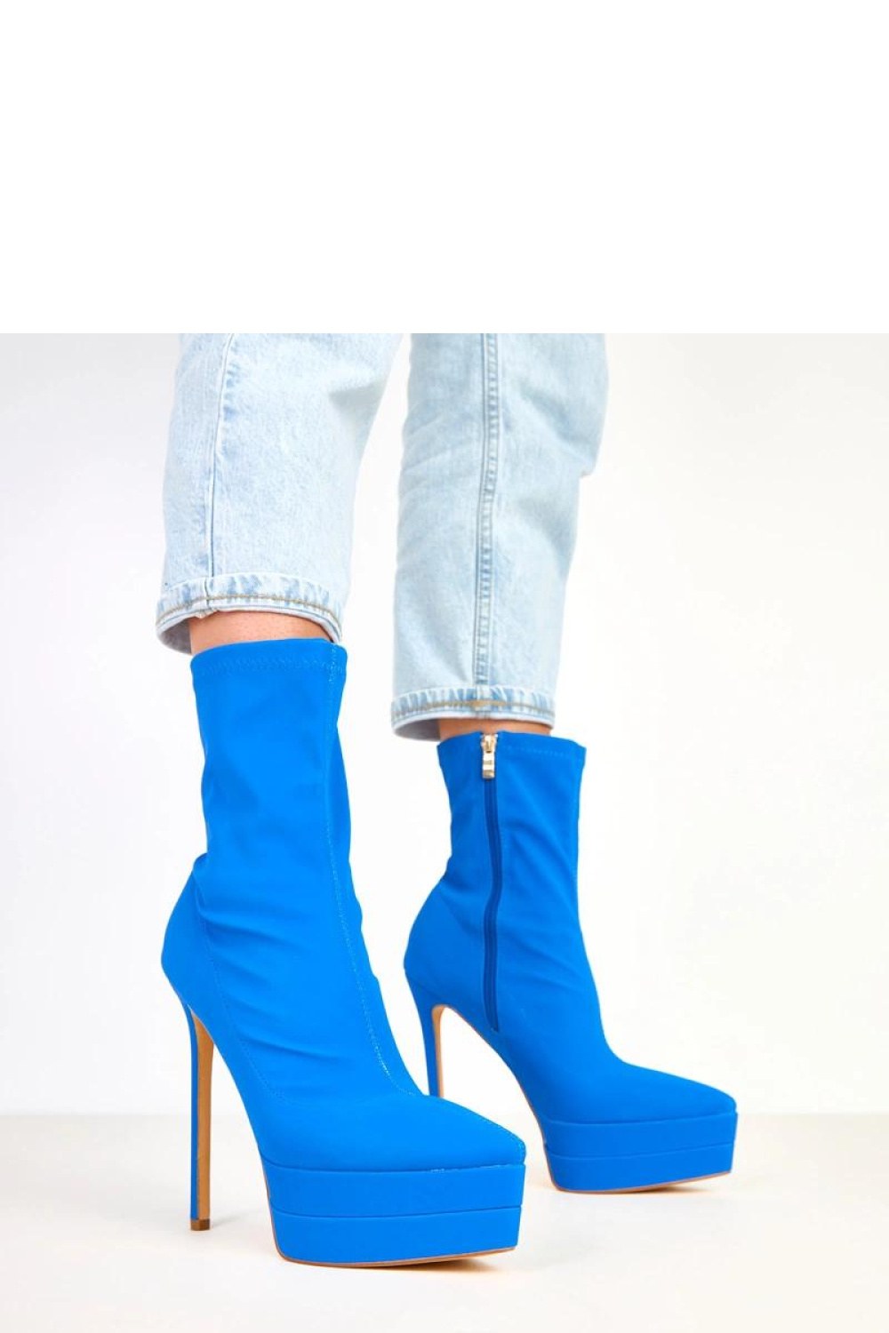  Heel boots model Solea  blue