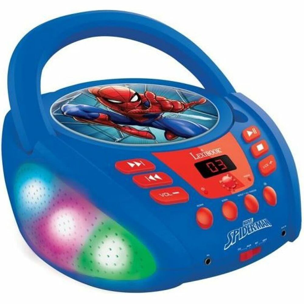 Odtwarzacz Lexibook Spider-Man Dziecięcy CD Światło LED Bluetooth 5.0