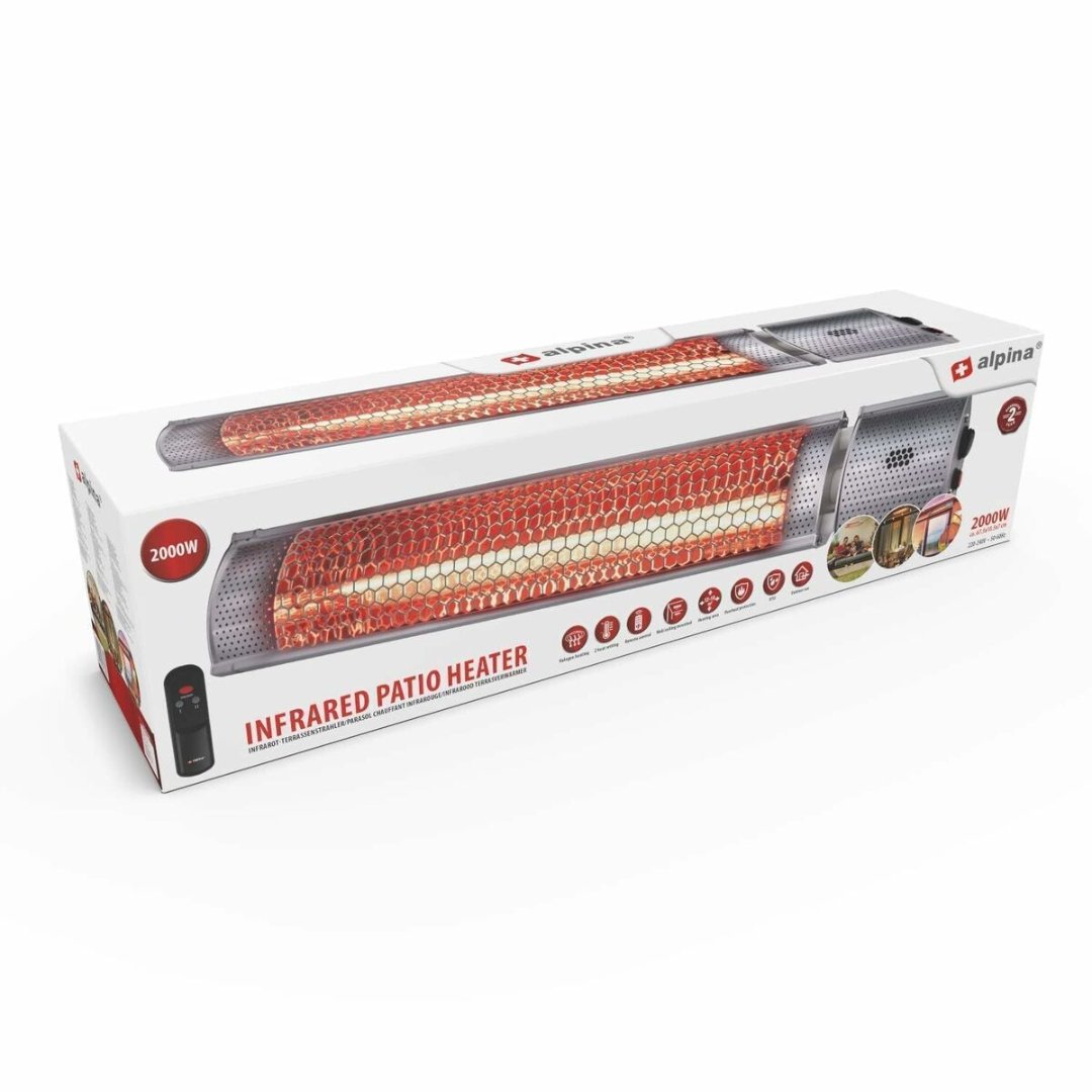 Heater Alpina Grey Heater Alpina Grey
