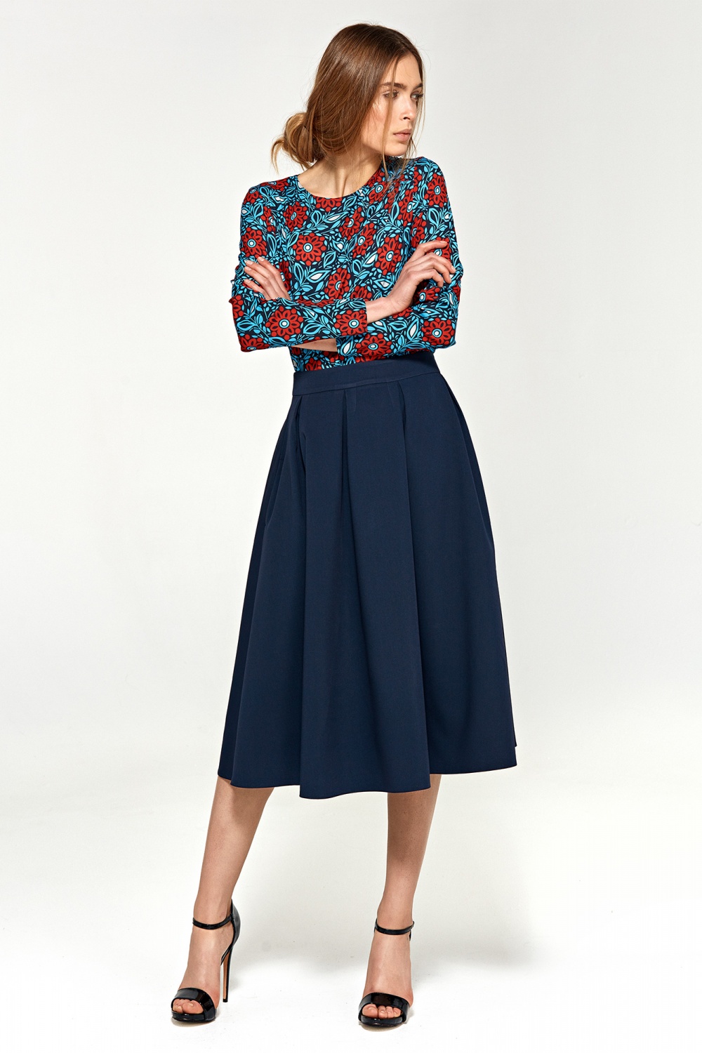  Skirt model 113040 Nife  navy blue