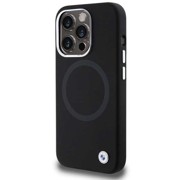 BMW BMHMP15XSILBK2 Apple iPhone 15 Pro Max Signature Liquid Silicone MagSafe black