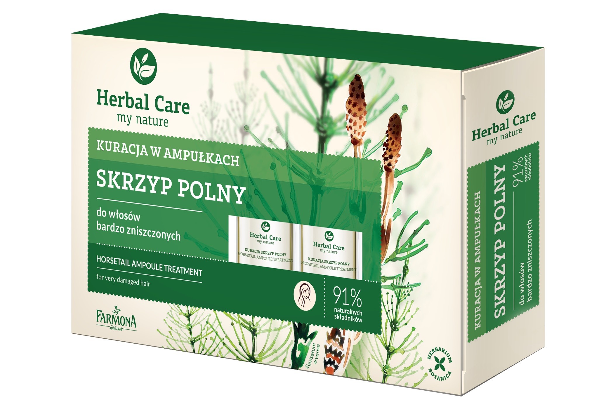 Farmona Herbal Care Skrzyp Polny Kuracja w ampułkach  1op.(5x5ml)