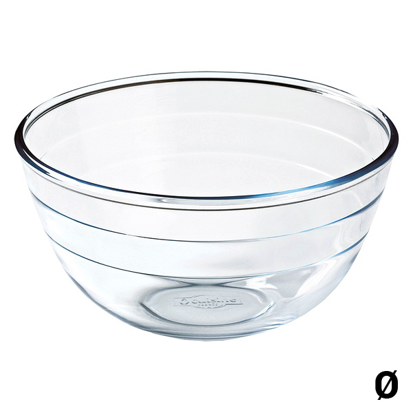 Mixing Bowl Ô Cuisine O Transparent Glass Mixing Bowl Ô Cuisine O Transparent Glass