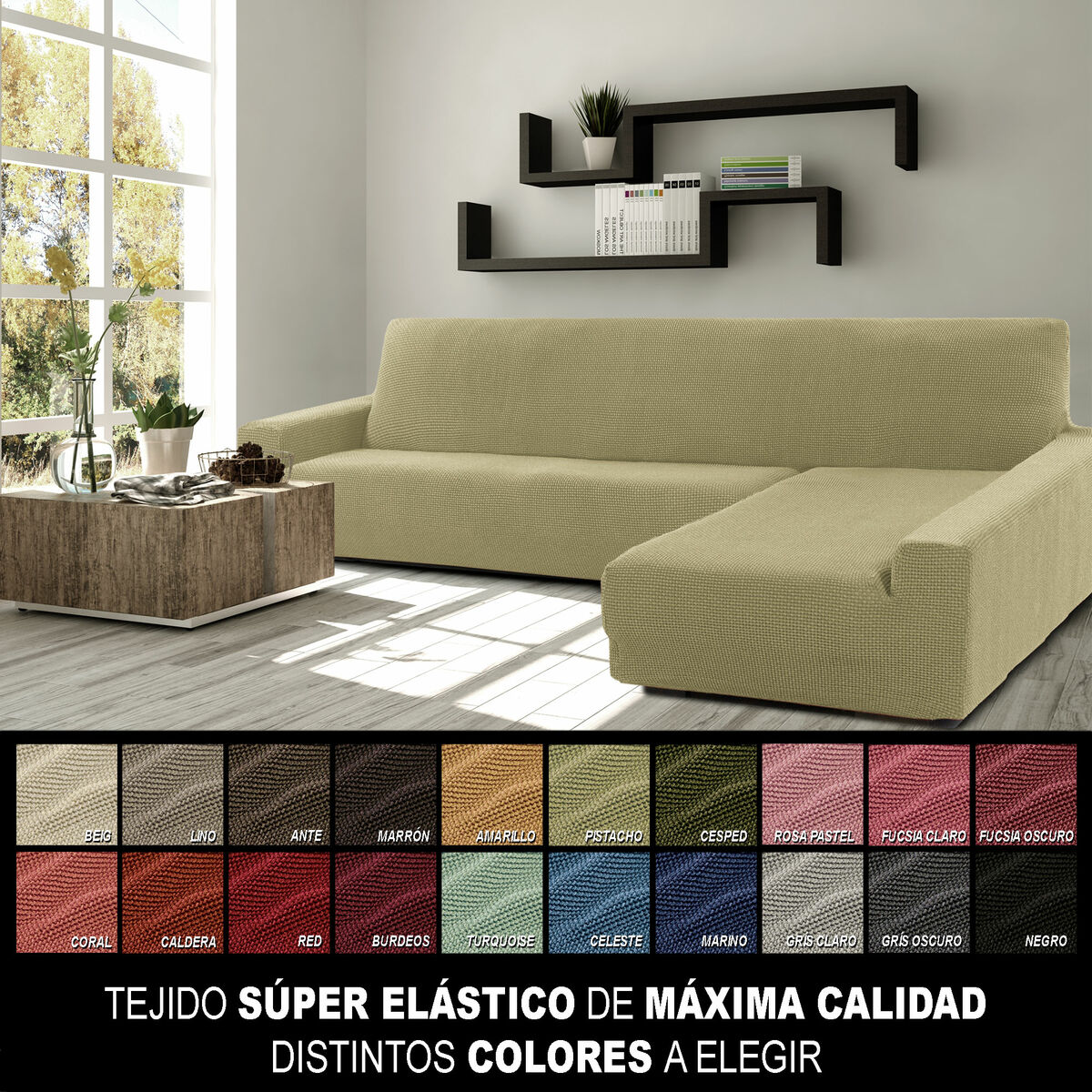 Cover for chaise longue with long right arm Sofaskins NIAGARA 210 - 340 cm Cover for chaise longue with long right arm Sofaskins NIAGARA 210 - 340 cm