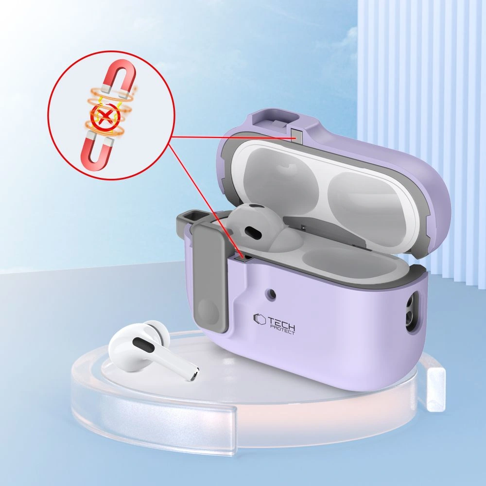 Tech-Protect Slim Hook Apple Airpods Pro 1 / 2 Lavender