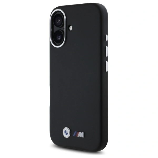 BMW BMHCP16S23PMWK Apple iPhone 16 hardcase M Smooth Full Wrapped Metal black
