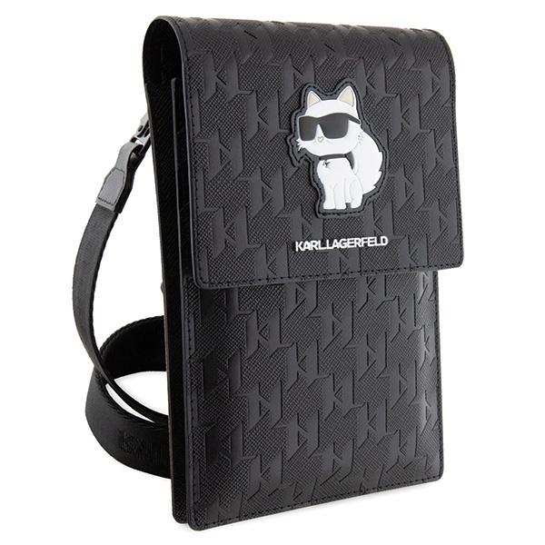 Karl Lagerfeld KLWBSAKHPCK Saffiano Monogram Choupette black