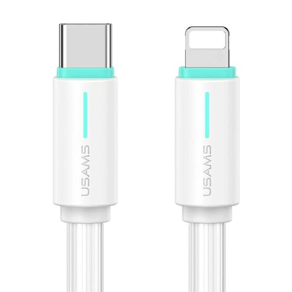 Kabel USAMS US-SJ735 SJ73530W YU Series SJ735USB02 USB-C / Lightning 1m biały