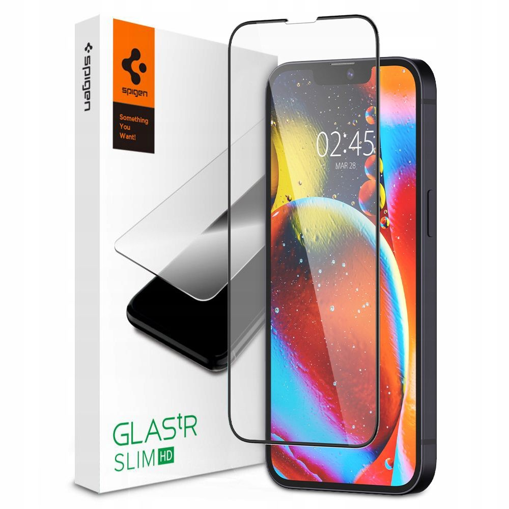 Spigen GLAS.tR Slim Apple iPhone 14/13/13 Pro Black