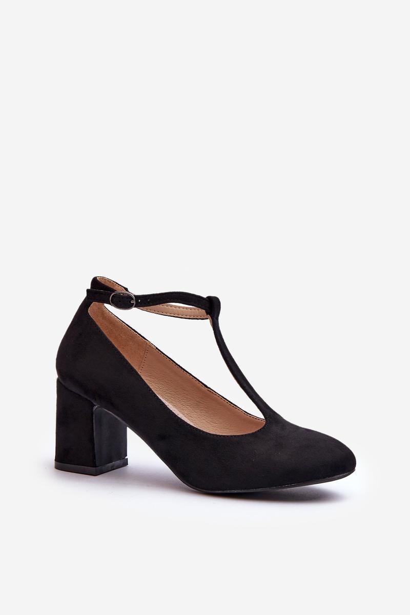  Block heel pumps model 197240 Step in style  black