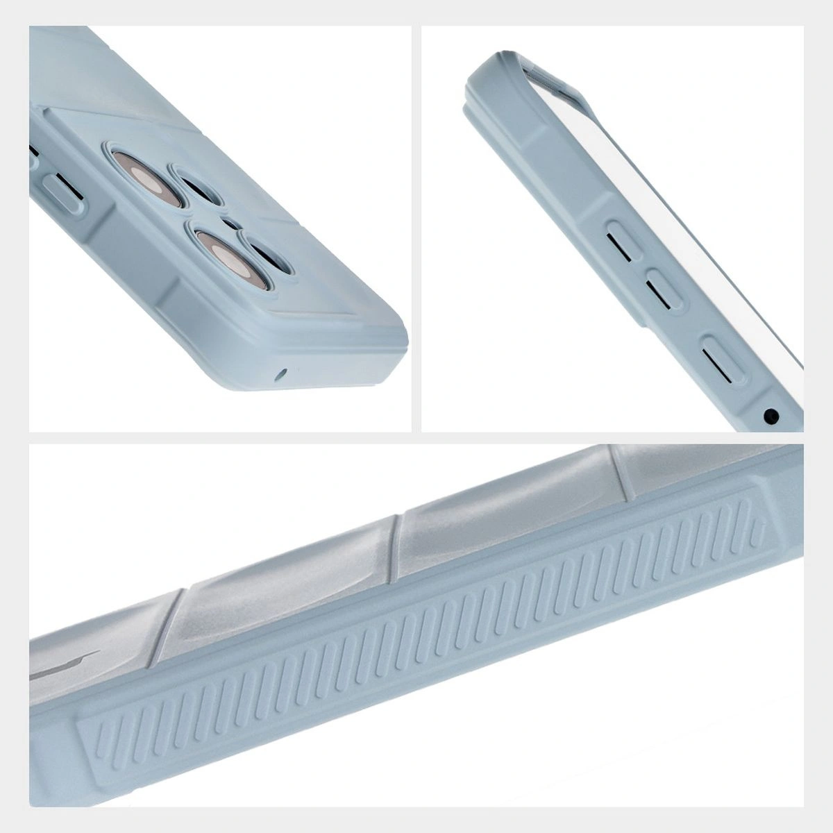 Bizon Case Tur Motorola Edge 50 Pro light blue